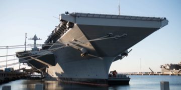 We toured the USS Gerald R. Ford, the world’s largest aircraft carrier, which is being sent to the Caribbean