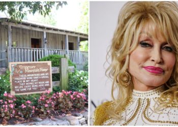 Take a look inside Dolly Parton’s childhood home, a 2-room log cabin where she lived with her 11 siblings