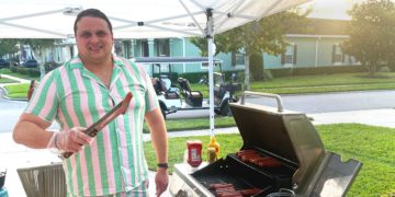 My family hands out candy — and hot dogs — for Halloween. This year, my husband plans to grill 200 for trick-or-treaters.