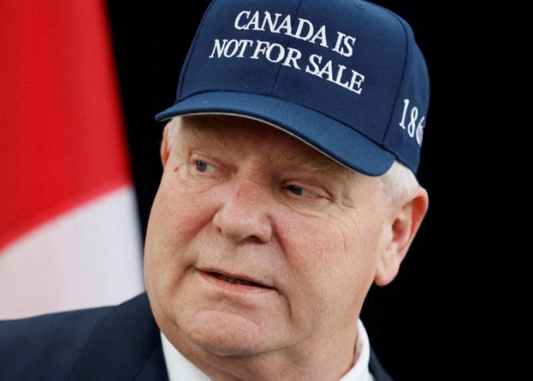 Hours after Trump said he’d slap more tariffs on Canada, Ontario’s Reagan ad airs again during the World Series
