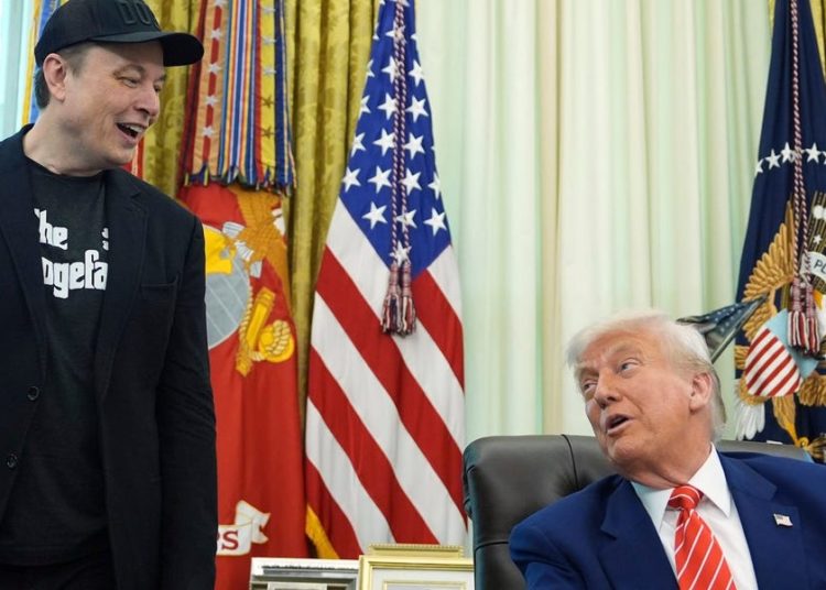 Trump gives a status update on his relationship with Elon Musk