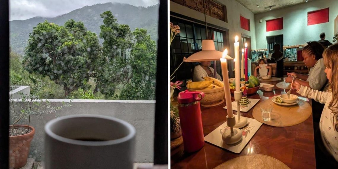 I’m sheltering in Jamaica from Hurricane Melissa. I keep a routine for my 2 daughters, but some rules have gone out the window.