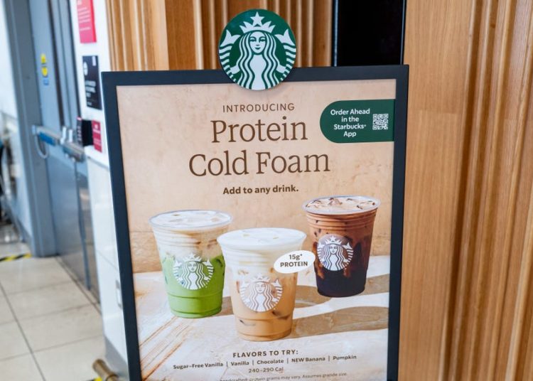 Starbucks’ turnaround effort is making gains thanks to protein