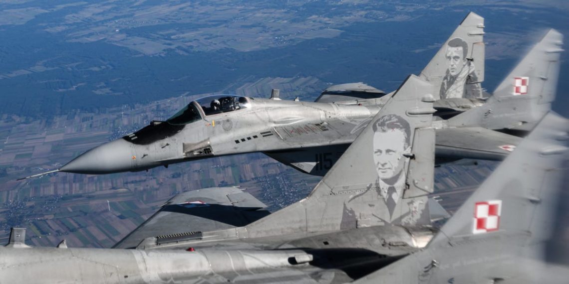 Poland said its fighter jets intercepted a Russian spy plane flying dark over the Baltic Sea