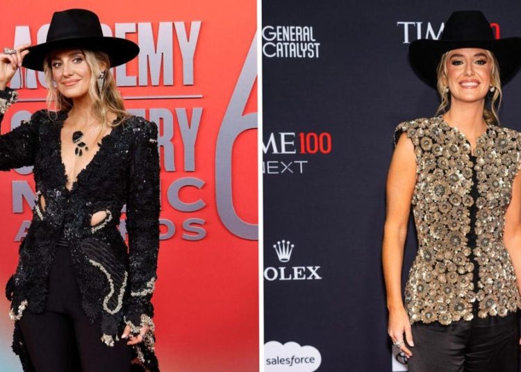 Lainey Wilson is a modern queen of country. Here’s how her signature bell-bottoms and cowboy-hat outfits have evolved.