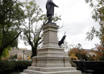 A Confederate statue is restored as part of Trump’s efforts to reshape how history is told