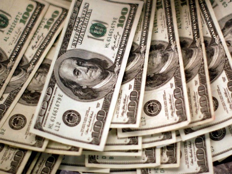 A pile of dollars.