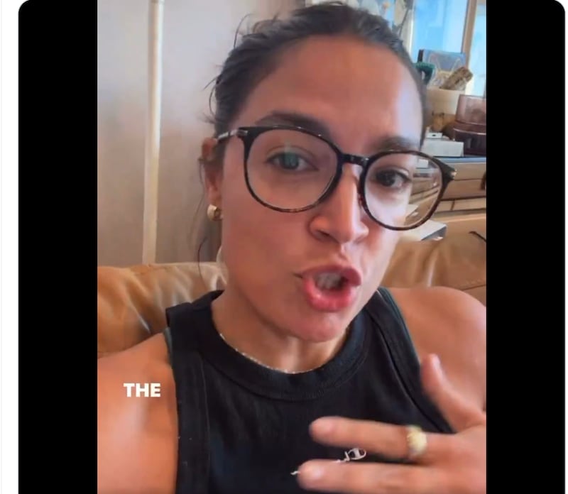 AOC expressed her love for the 