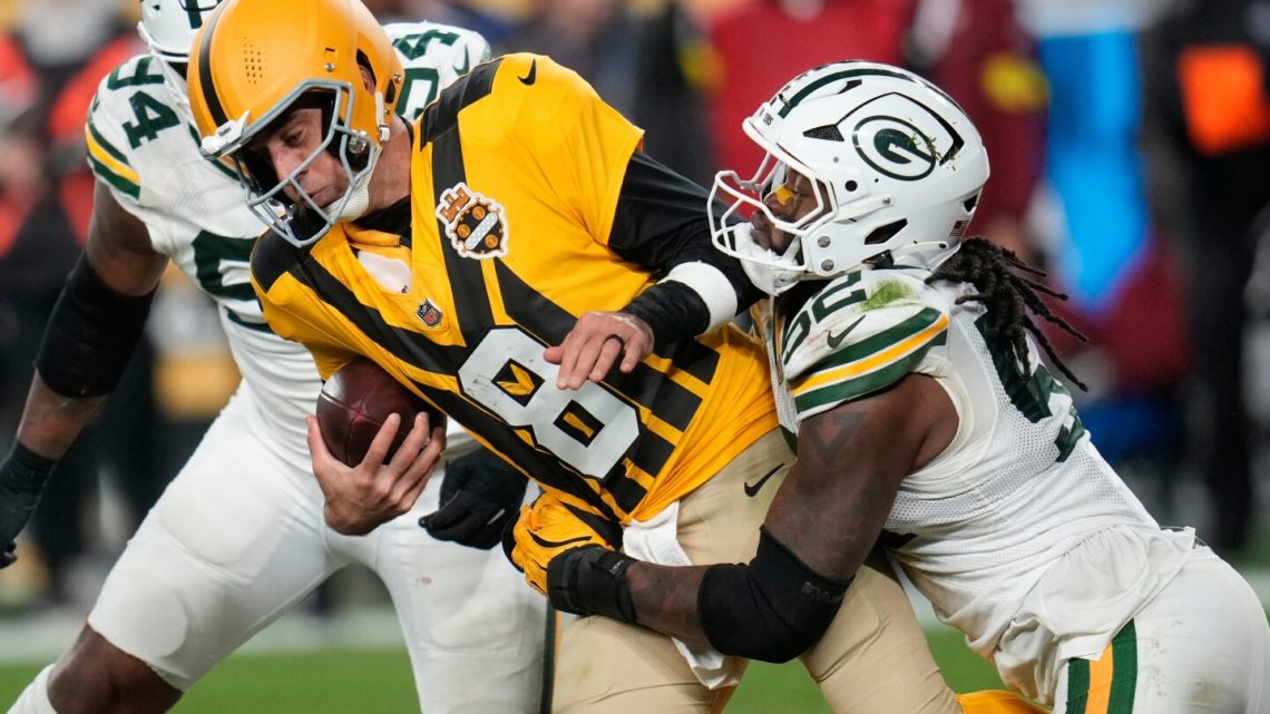Aaron Rodgers and the Steelers fall short in QB’s reunion with Green Bay as Love leads 35-25 win