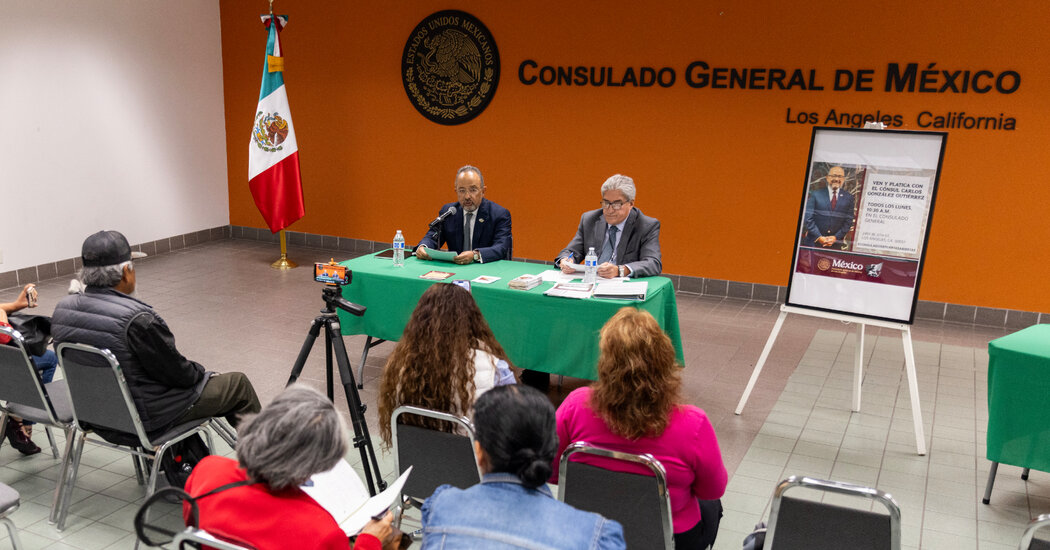 As ICE Raids Upend L.A., Mexican Immigrants Vent, and a Diplomat Listens