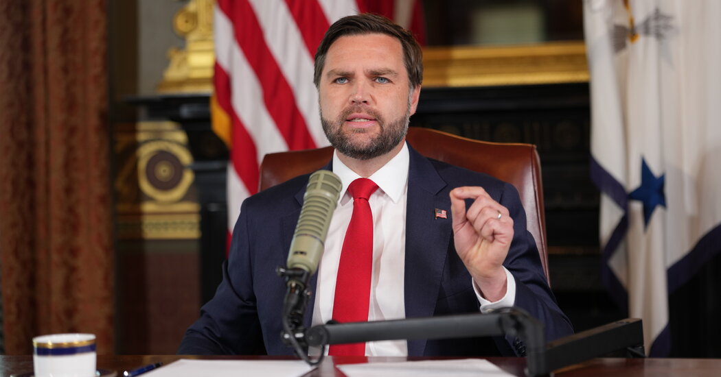 As Vance Takes on a Forceful New Role, His Positions Are Shifting
