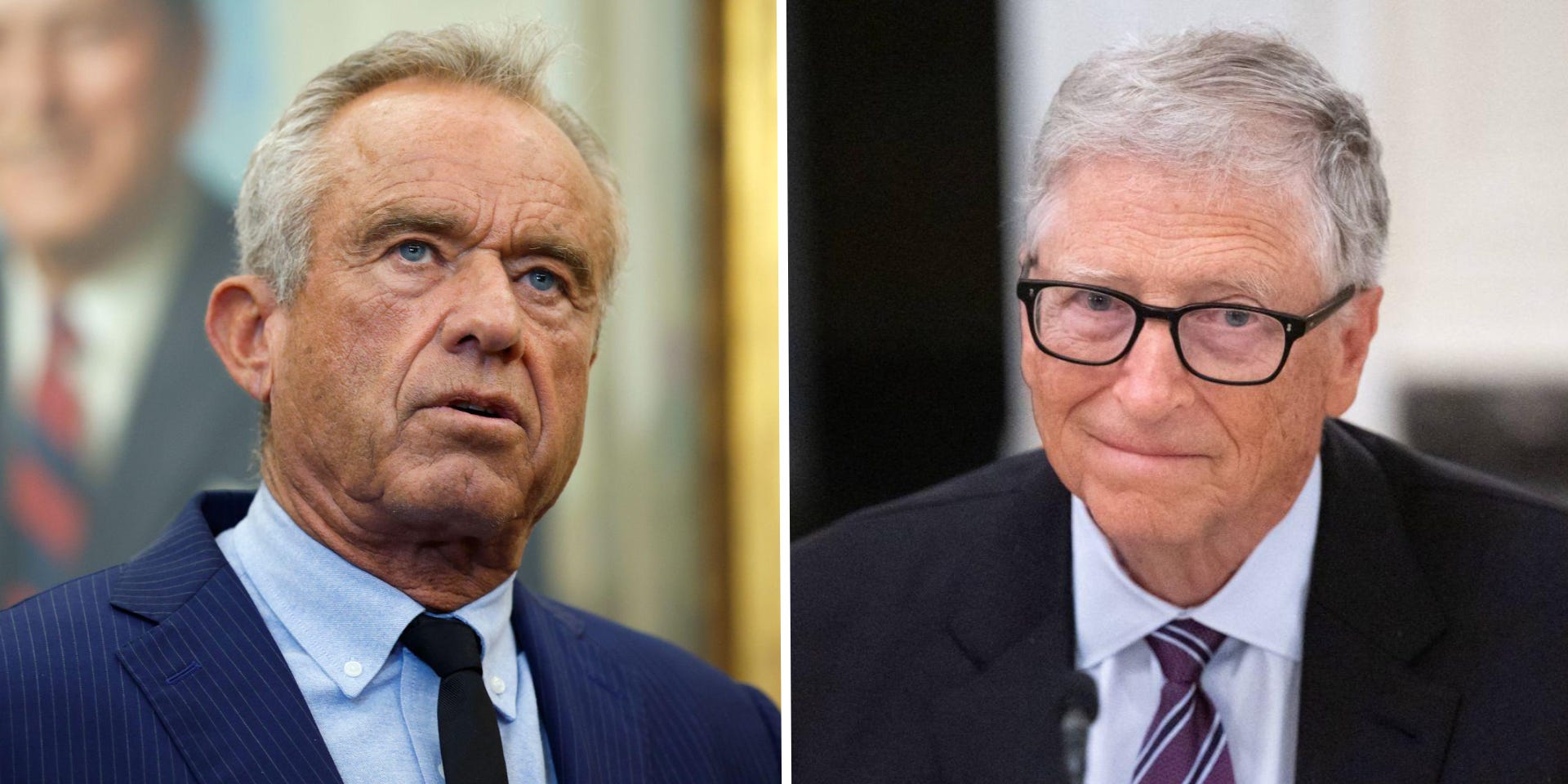 Robert F. Kennedy, Jr and Bill Gates