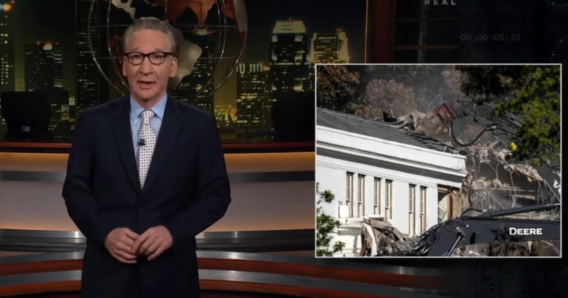 Bill Maher Admits He’s ‘In Awe’ of Trump’s Audacious East Wing Teardown