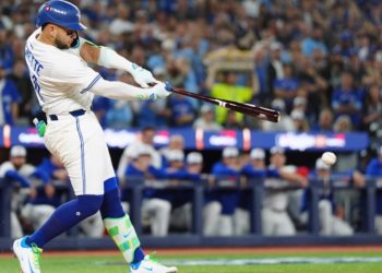 Blue Jays infielder Bo Bichette not in starting lineup for Game 2 of World Series against Dodgers