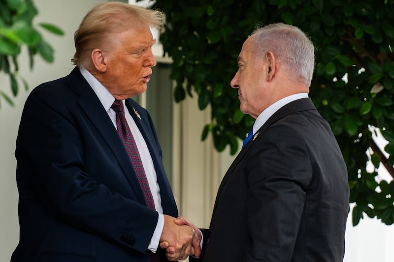 President Donald Trump and Israeli Prime Minister Benjamin Netanyahu