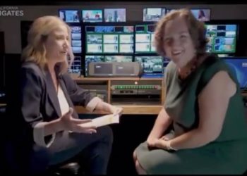 California gubernatorial hopeful Katie Porter tries to storm out of CBS interview after meltdown over Trump question