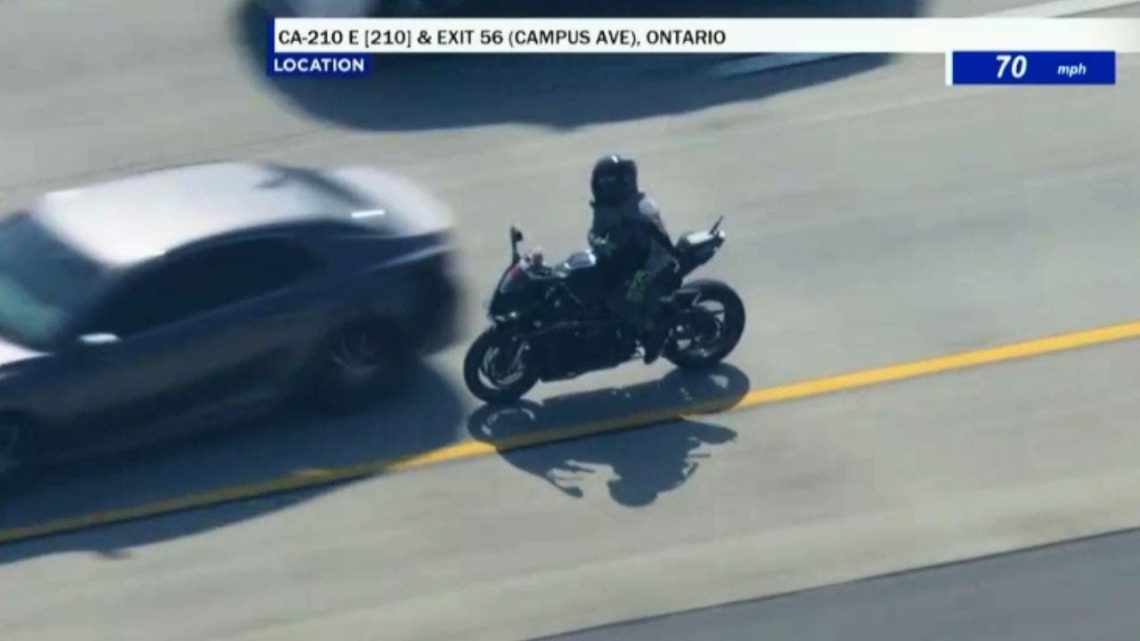 California suspect accused of shooting, killing deputy crashes motorcycle during highway pursuit