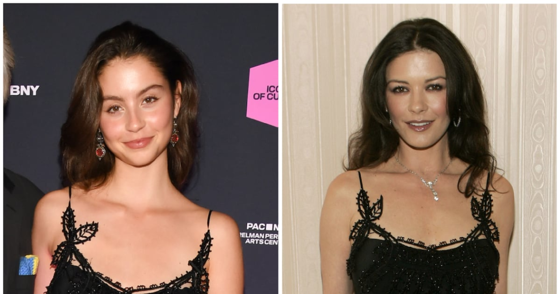 Catherine Zeta-Jones’s Daughter Wears Mom’s Famous Little Black Dress 20 Years Later