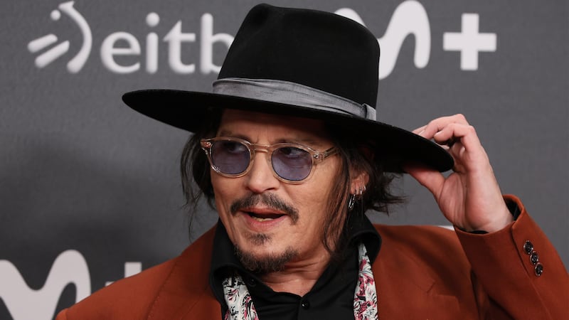 Johnny Depp at the 'Modi' premiere