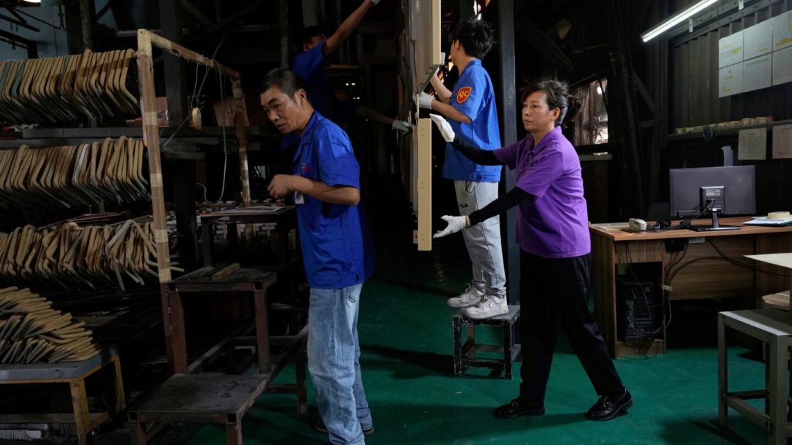 China’s factory activity contracts for 7th month, reflecting tariffs pressure on trade