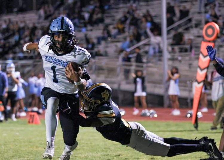 Chris Fields III leads Carson to win over San Pedro and Marine League title