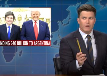 Colin Jost’s SNL joke about about Trump officials fleeing to Argentina like Nazis falls flat: ‘Hey, one clap!’