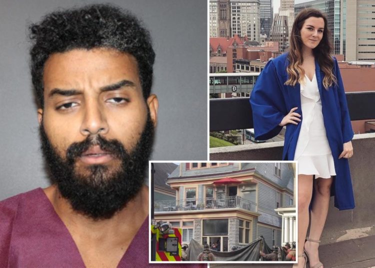 College financial aid advisor allegedly strangled girlfriend, set fire to upstate NY home while she and their 4-day-old son were inside