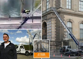Company behind ladder truck used in daring Louvre robbery releases ad spoofing $100M heist: ‘If you’re in a hurry’