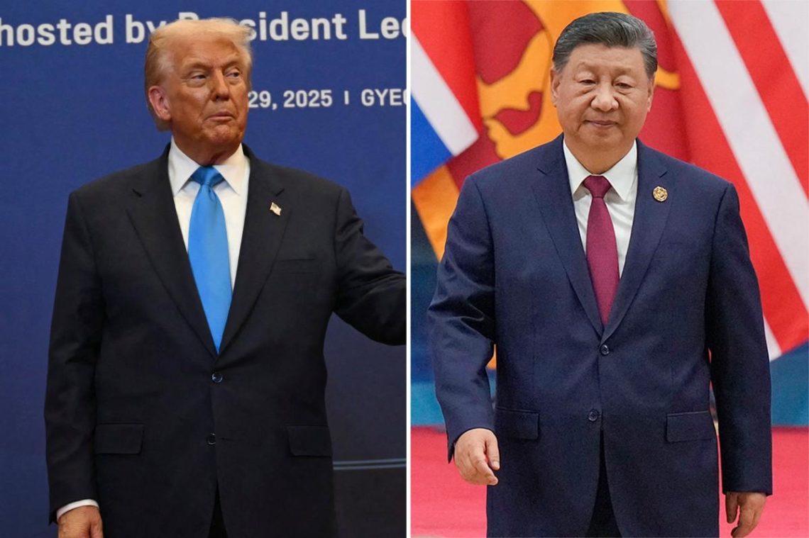 Confident Trump teases plans for summit with China’s Xi Jinping on hot mic, predicts ‘very, very satisfactory’ result