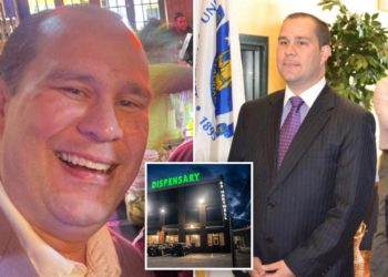 Controversial former mayor stabbed in the neck outside his cannabis dispensary