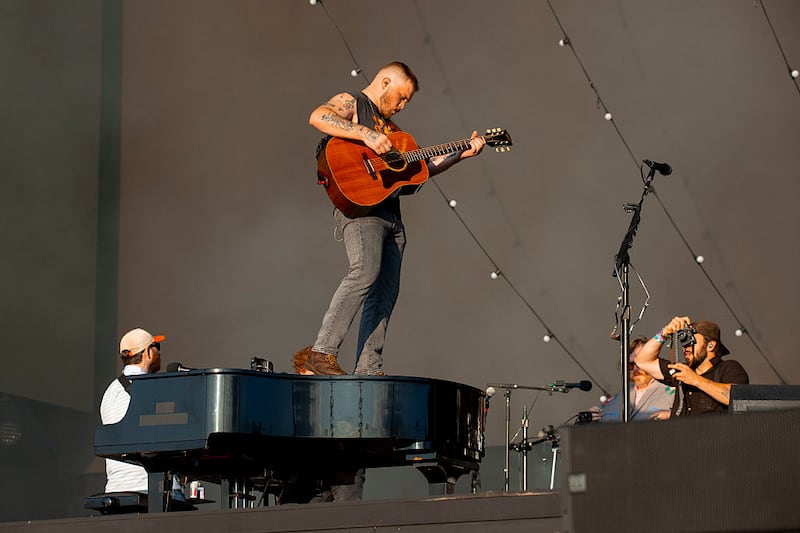 Zach Bryan performs onstage during BST Hyde Park at Hyde Park on June 28, 2025 in London, England.