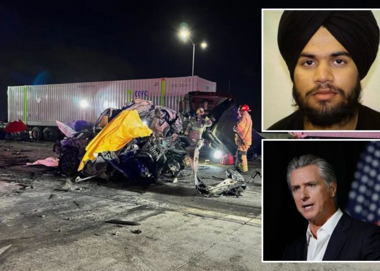 Damning DOT report blames Newsom for illegal immigrant trucker’s deadly Calif. crash: ‘There will be consequences’