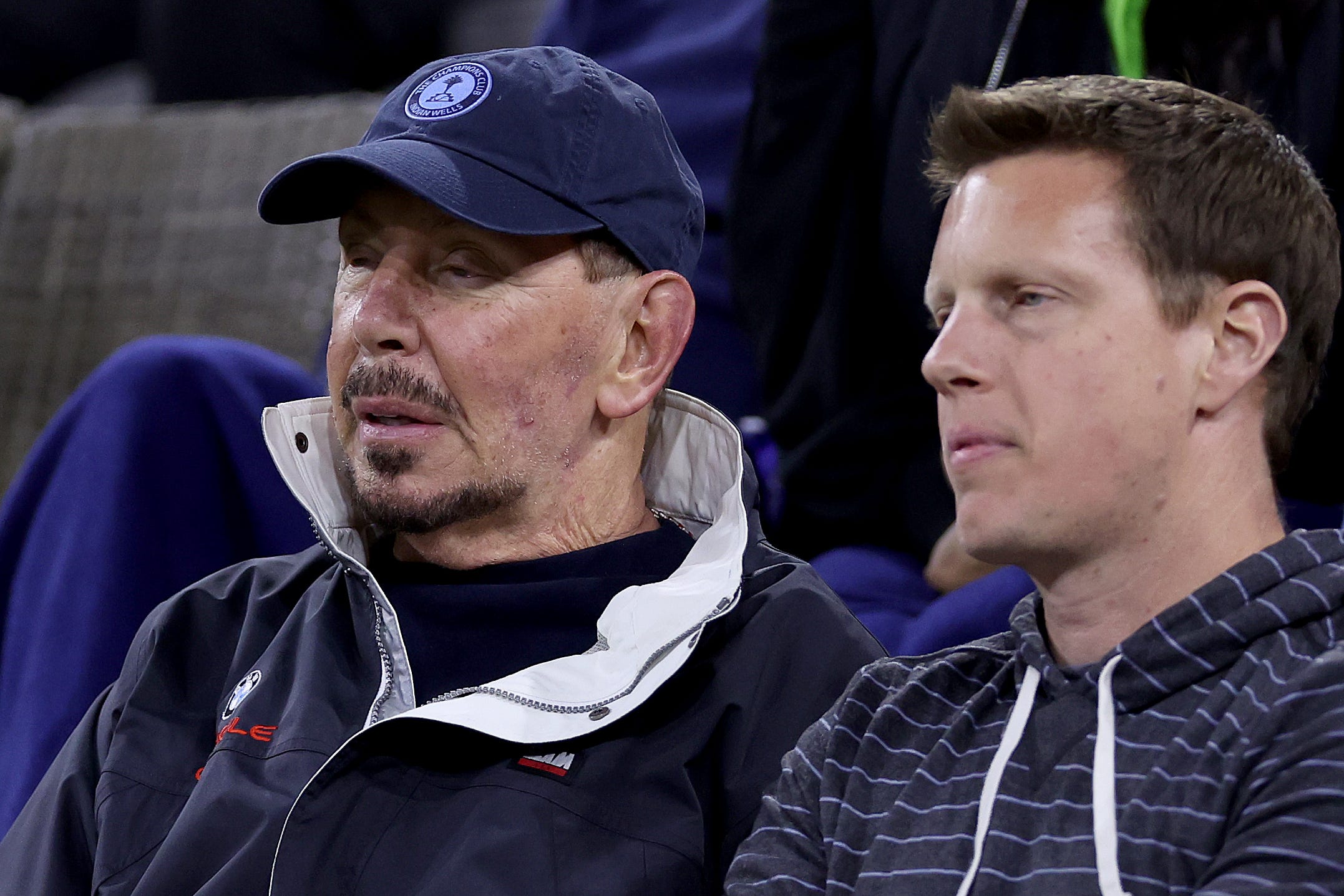 Larry Ellison and his son David Ellison