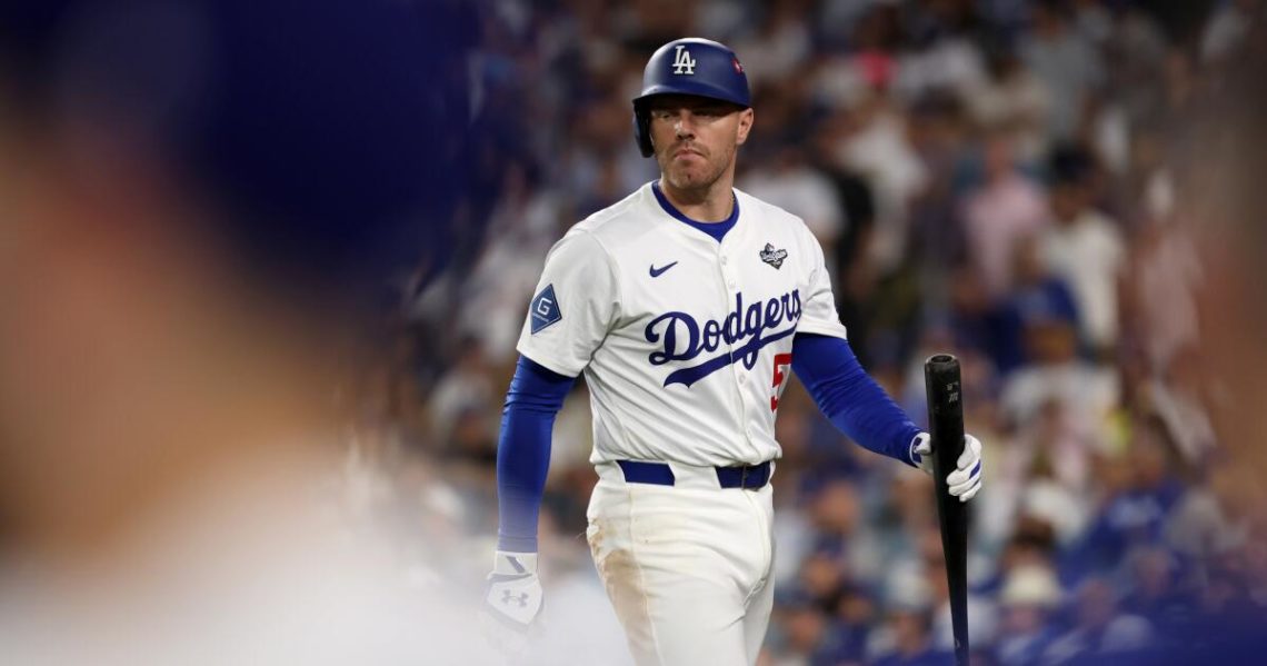 Dodgers’ offensive woes send them into a World Series tailspin with Game 5 loss