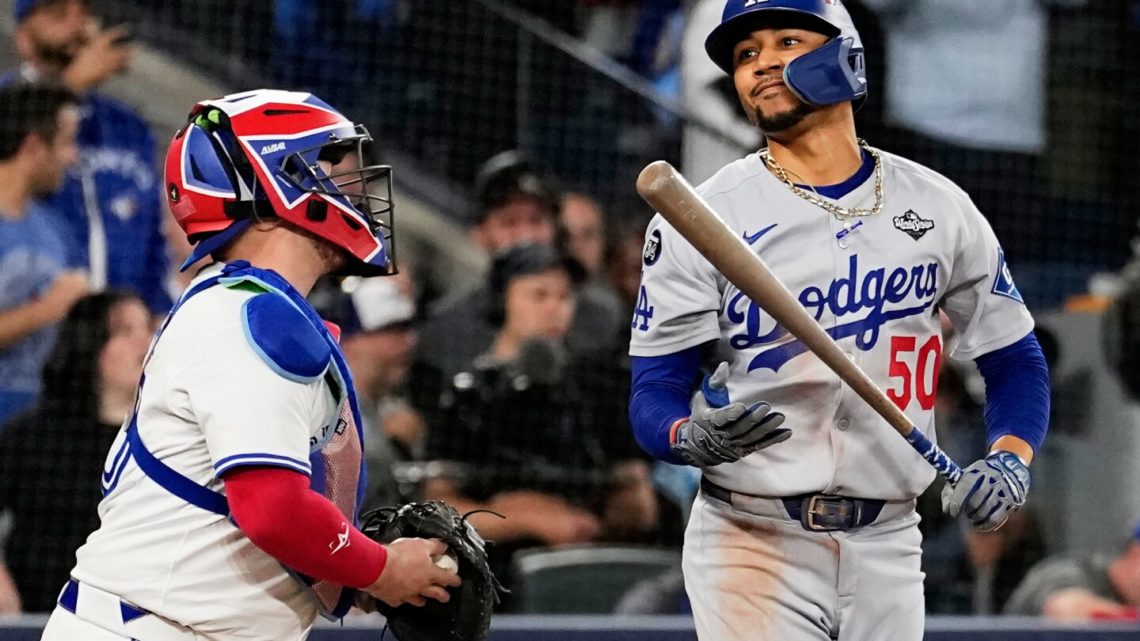 Dodgers shuffle their slumping lineup for World Series Game 5, moving Betts down and benching Pages