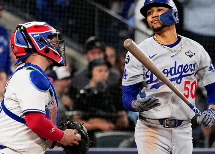 Dodgers shuffle their slumping lineup for World Series Game 5, moving Betts down and benching Pages
