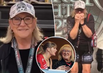 Donna Kelce is all decked out in Taylor Swift merch at Halloween Horror Nights