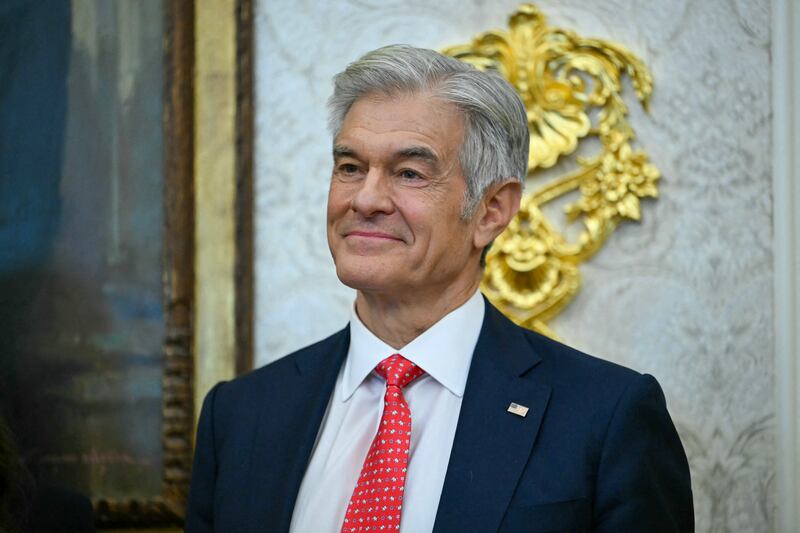 Centers for Medicare & Medicaid Services administrator Dr. Mehmet Oz, pictured October 16, insisted increasing health insurance premiums was "not the big issue" on Wednesday amid growing concern premiums are about to skyrocket for Obamacare enrollees.