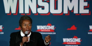 Earle-Sears’ campaign bus bursts into flames days before election for Virginia governor