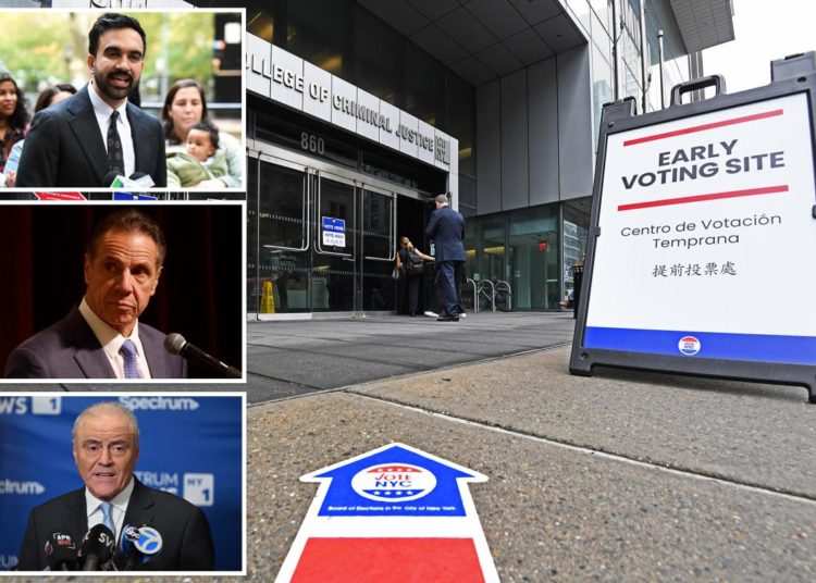 Early voting begins today for mayor and other NYC races