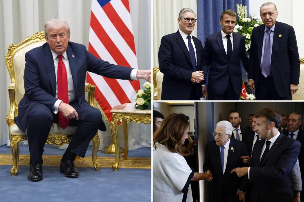 FIFA president, over two dozen world leaders attend peace summit in Egypt while Netanyahu skips it