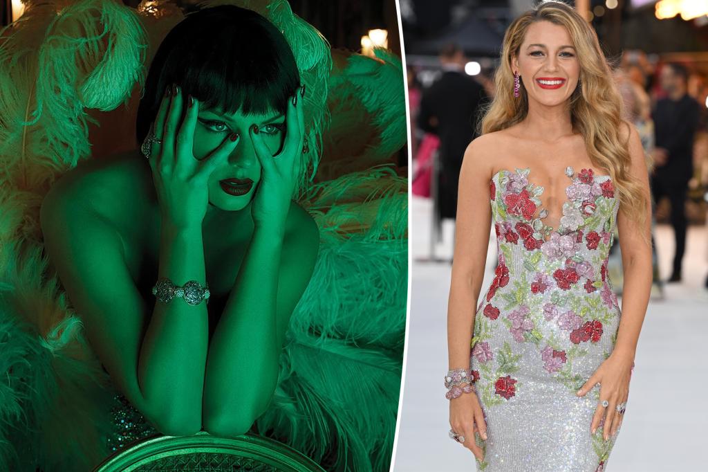 Fans think Taylor Swift is wearing Blake Lively’s jewelry in her ‘Life of a Showgirl’ album shoot