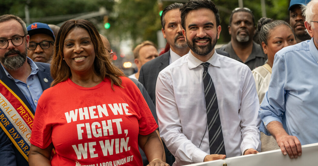 For Mamdani and James, Twin Targets of Trump, a Political Bond Deepens