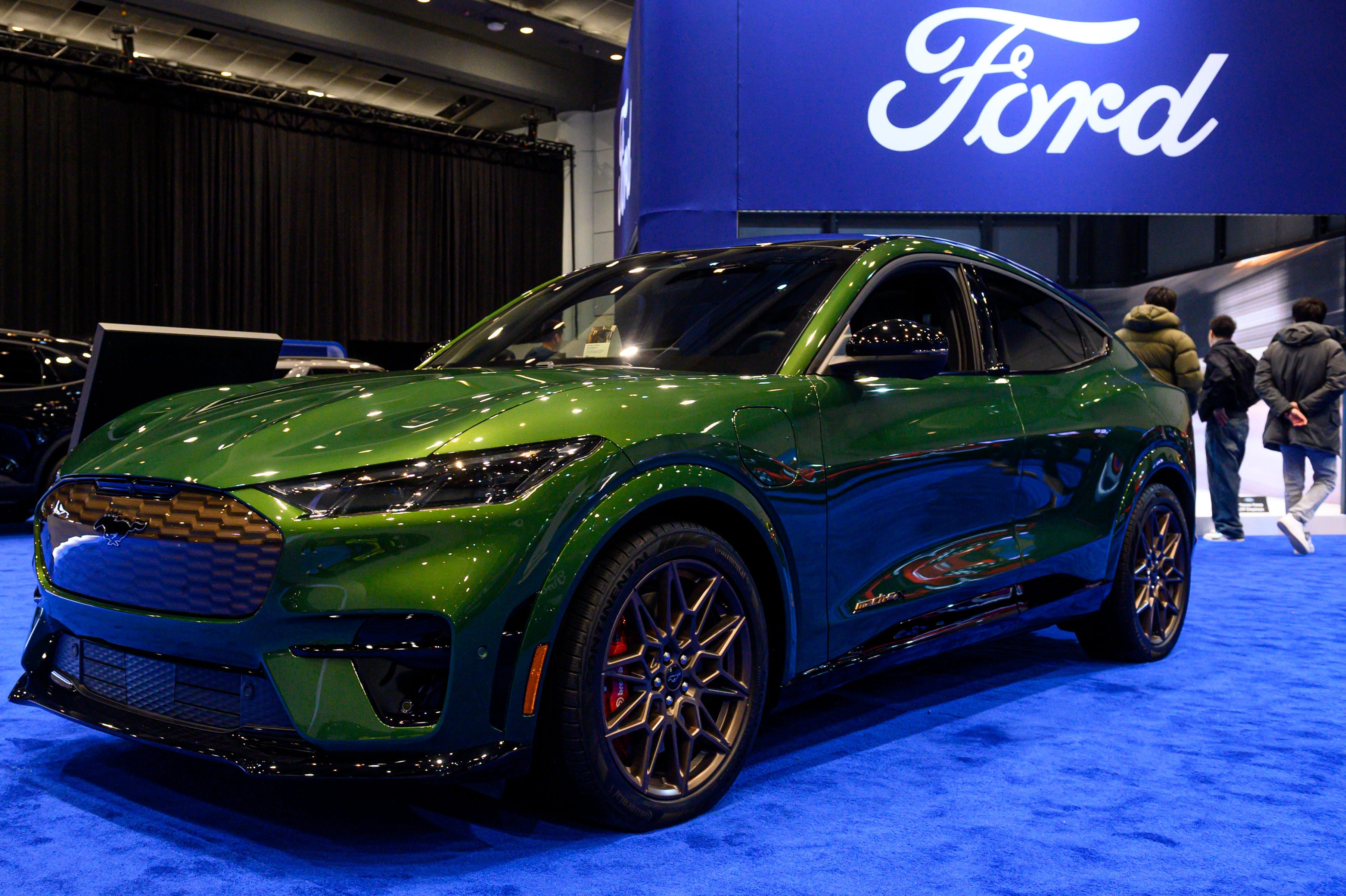 Mustang Mach-E GT presented at the 2025 Canadian International AutoShow.