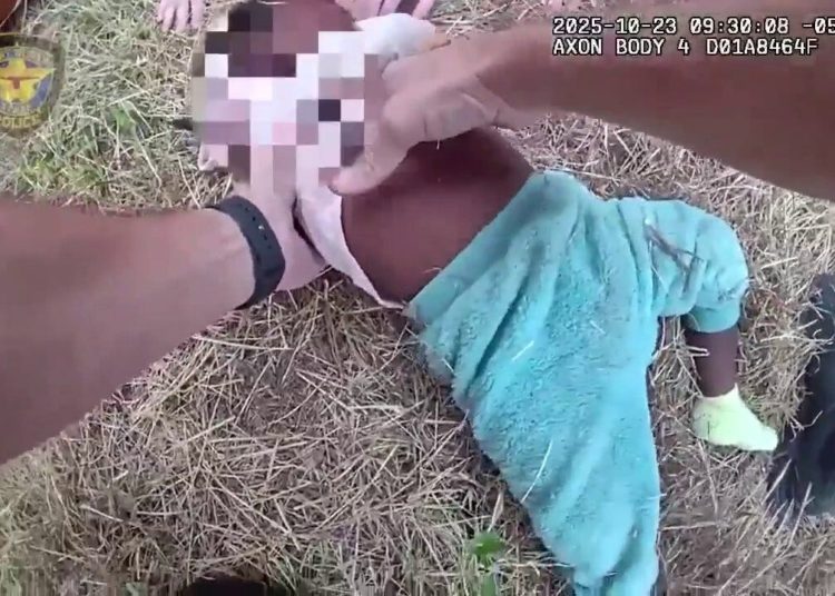 Fort Worth police and Good Samaritans rescue baby trapped under vehicle on interstate