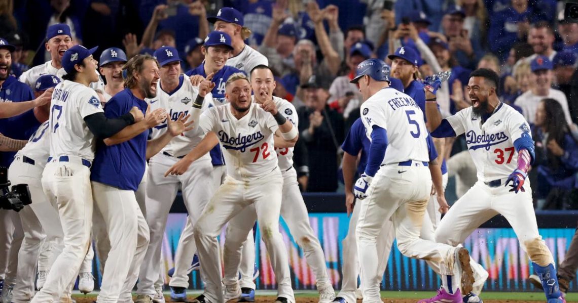 Freddie Freeman is Dodgers’ World Series walk-off hero again in 18-inning marathon win