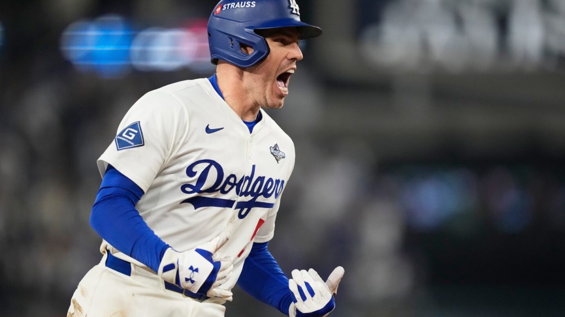 Freeman’s homer in 18th inning lifts Dodgers over Blue Jays 6-5 in World Series classic