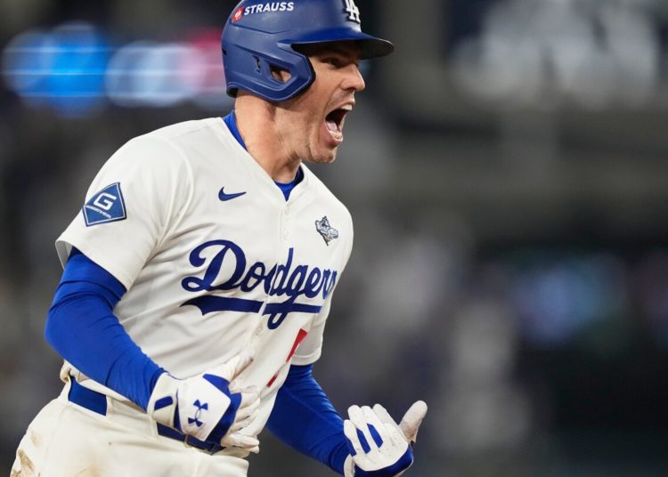 Freeman’s homer in 18th inning lifts Dodgers over Blue Jays 6-5 in World Series classic