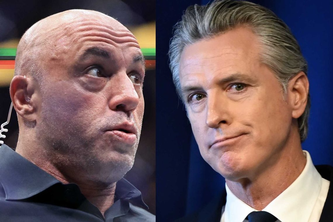 Gavin Newsom lashes out at Joe Rogan for accusing him of ruining California: ‘He did horrible s**t!’