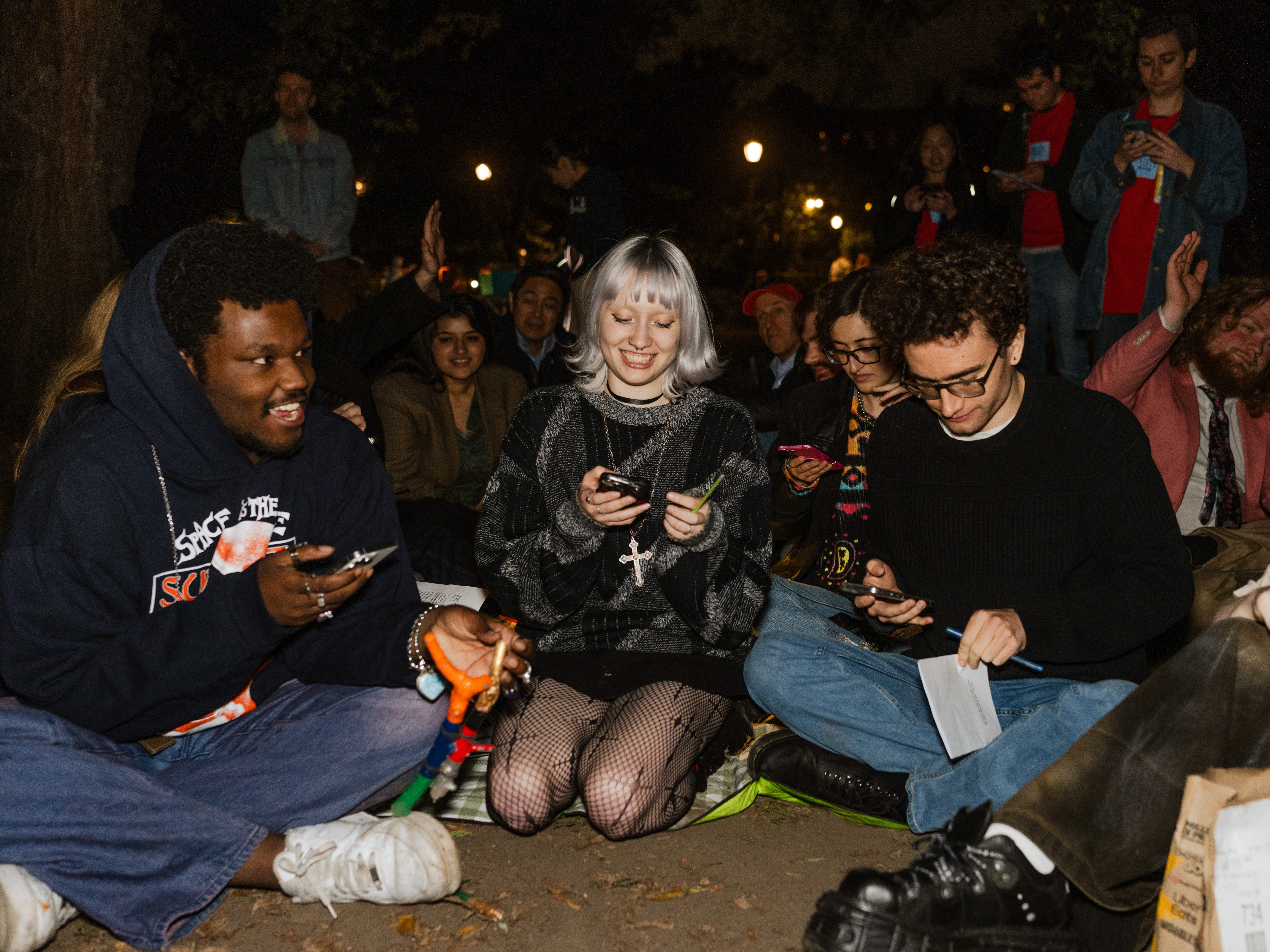 Gen Zers at Delete Day in New York City
